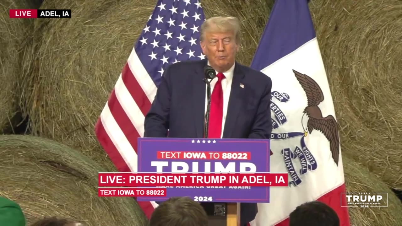 Trump in Adel, IA