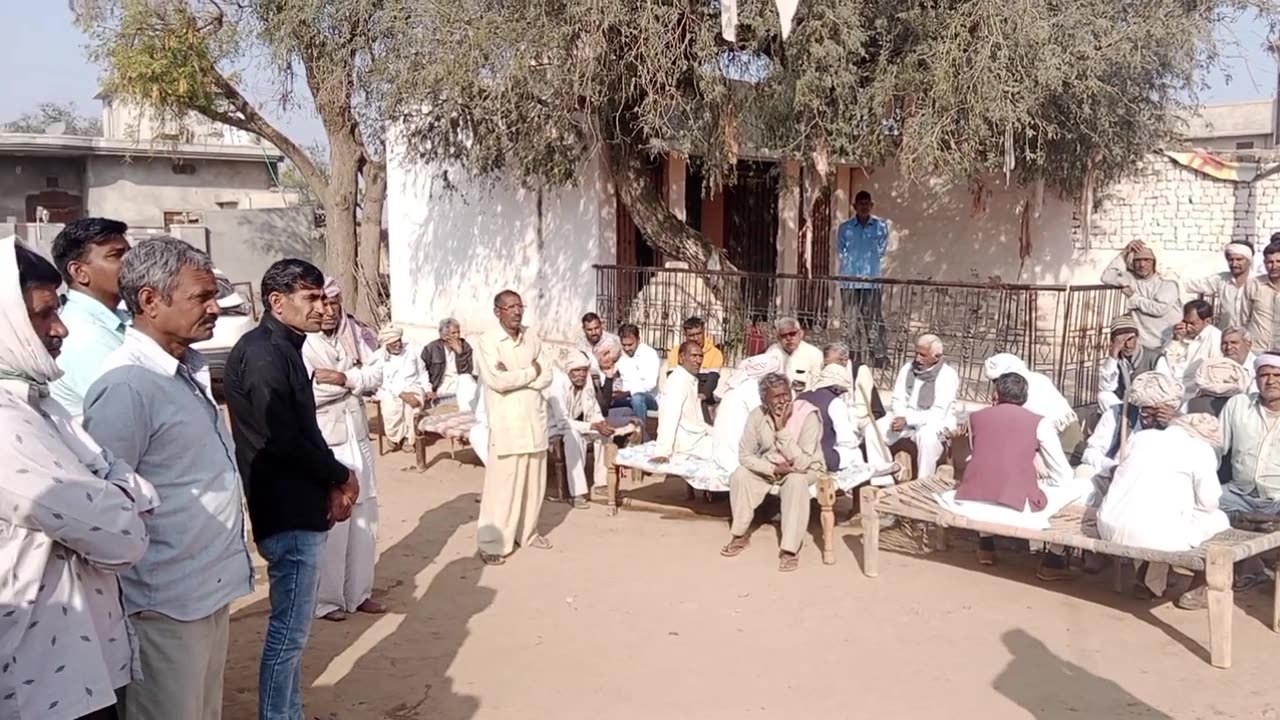 Kishan mhapanchayat ko lekar alayalaa gram Panchayat me nirmal kumar ka sambhodhan