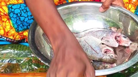 Nostalgic Cooking of Village Boys And gril - Black Carp Fish Fry - Picnic Food - Choruivati