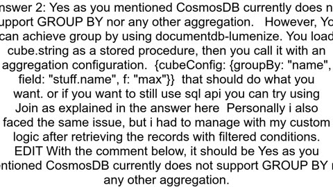 How to find duplicates in a nested array in cosmos db without GROUP BY and COUNT