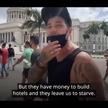 Cuban protestor: