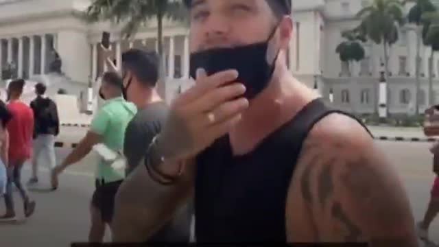 Cuban protestor: