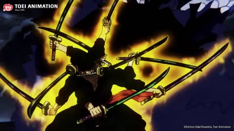 Nine-Sword Style Zoro's vs Kaido | One Piece "ASHURA"