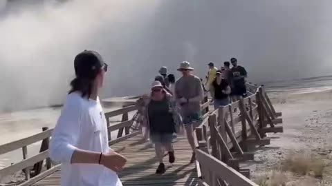 explosion at Yellowstone today