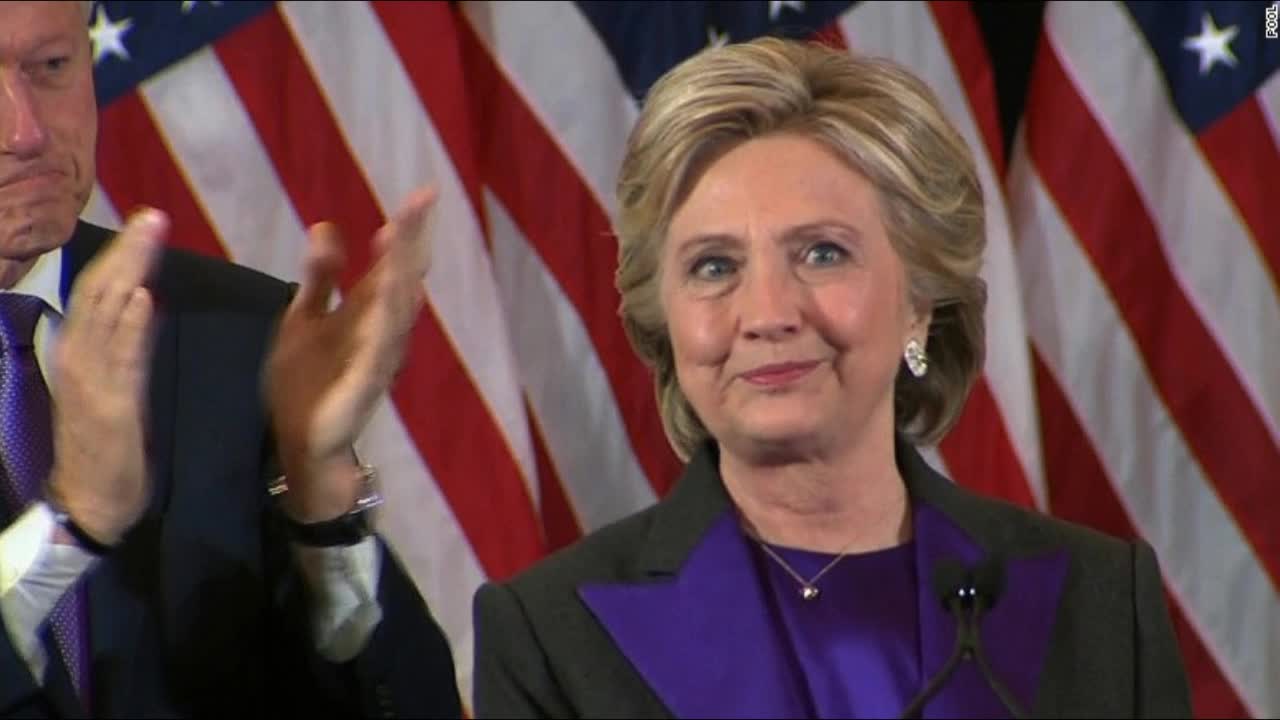 Hillary Clinton Apologizes To Americans "Delivers Concession Speech"