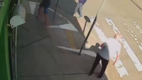 Phone Thief Gets Their Due........smacked by a bus