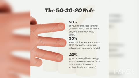 50-30-20 Rule of whole life