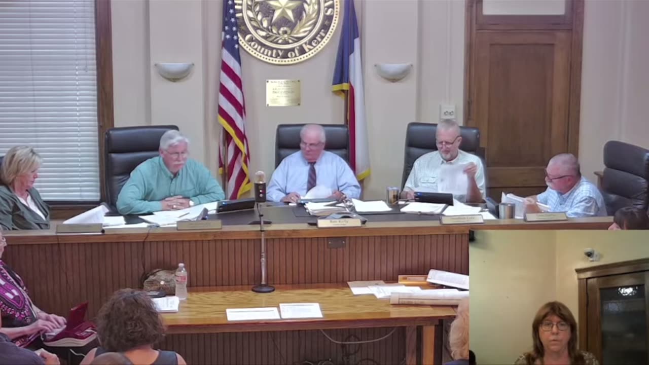 Kerr County Commissioners Court July 22, 2024 - Election system adoption