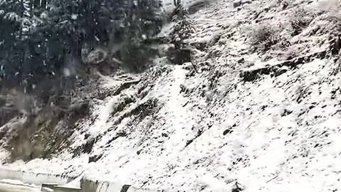 Heavy Snowfall Started in Murree