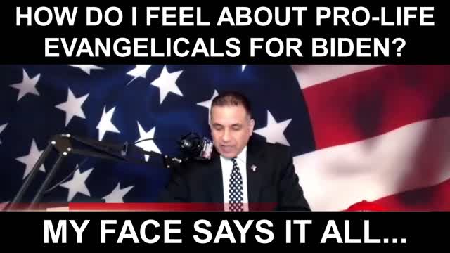 How Do I Feel About Pro-Life Evangelicals For Biden? My Face Says It All..