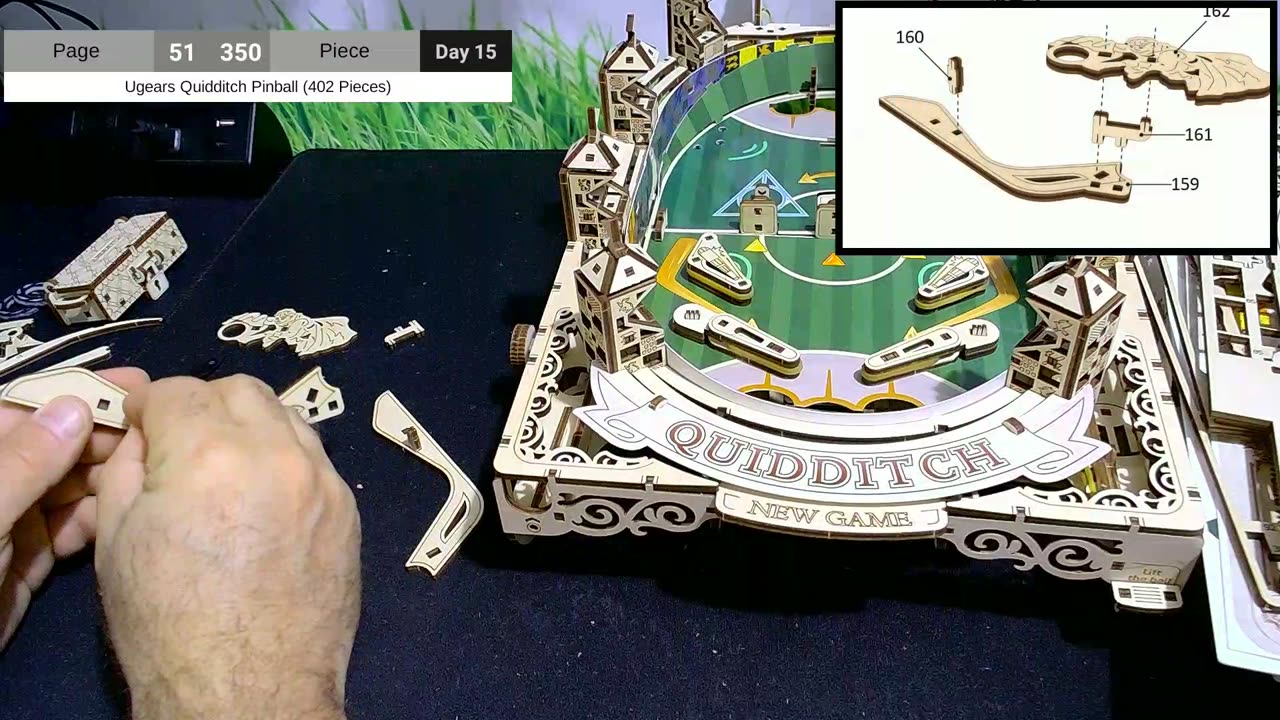 Ugears Quidditch Pinball Day 15 - Just Rest Your Eyes (JRYE#477)