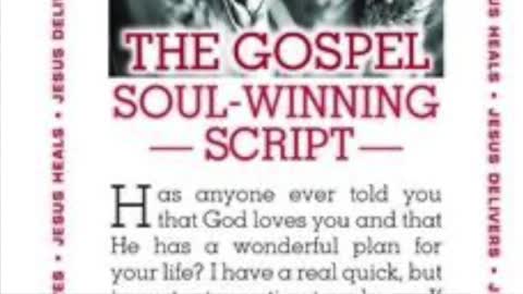 The Gospel Soul Winning Script