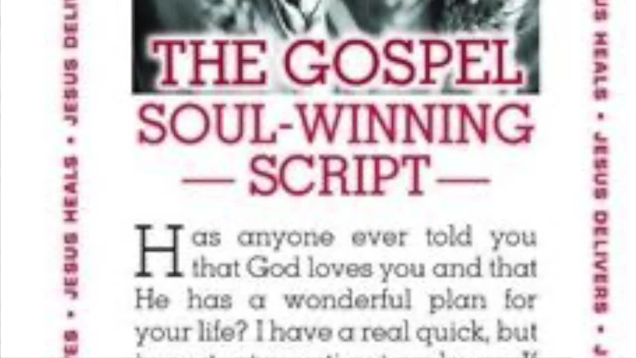 The Gospel Soul Winning Script