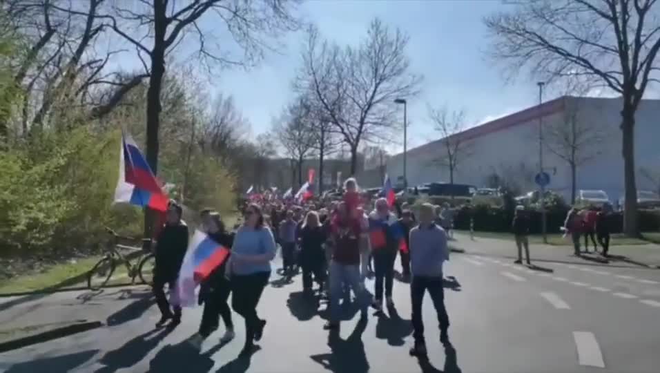 Pro-Russia Protests were also located in the German city of Bonn