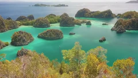 beautiful view in the ocean