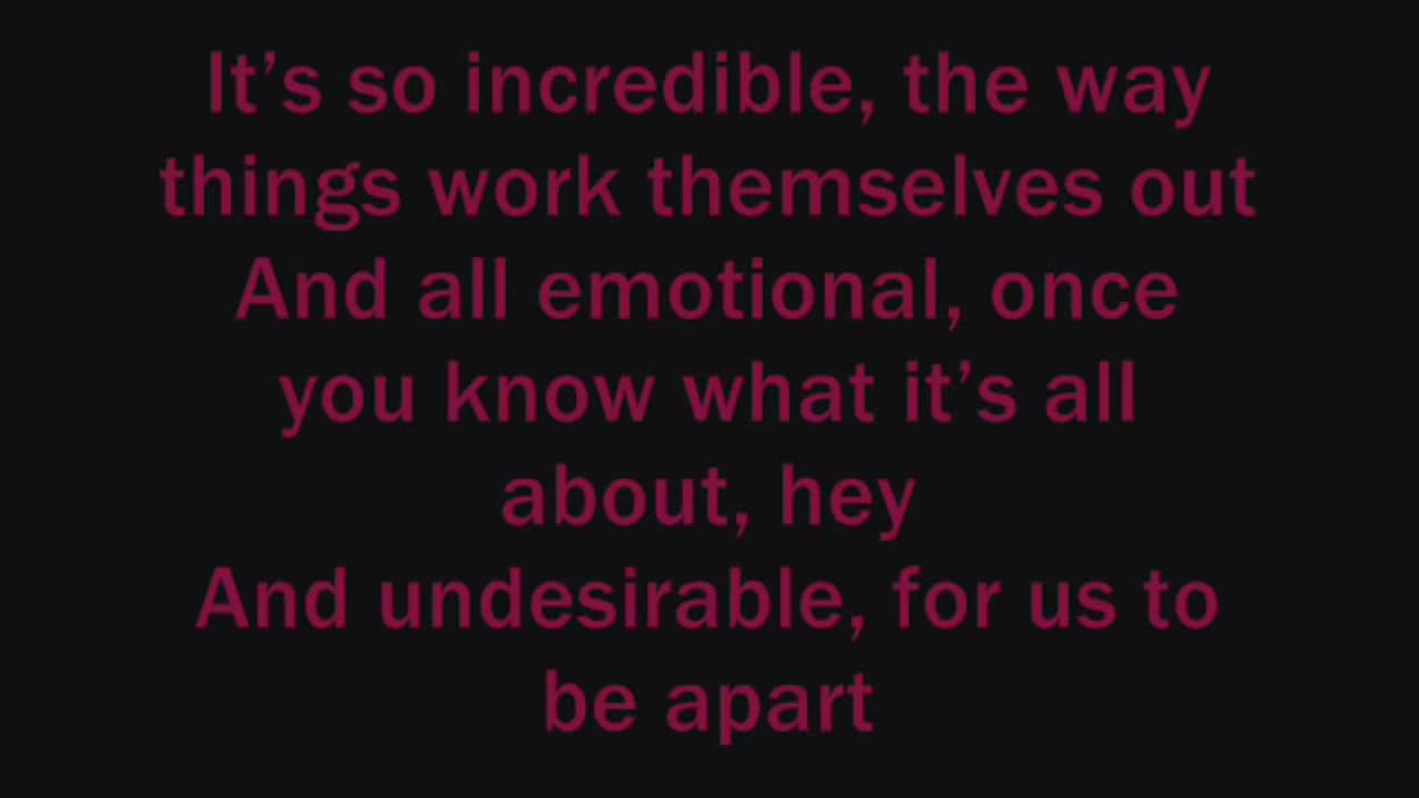 Brian Mcknight Back at One With Lyrics!