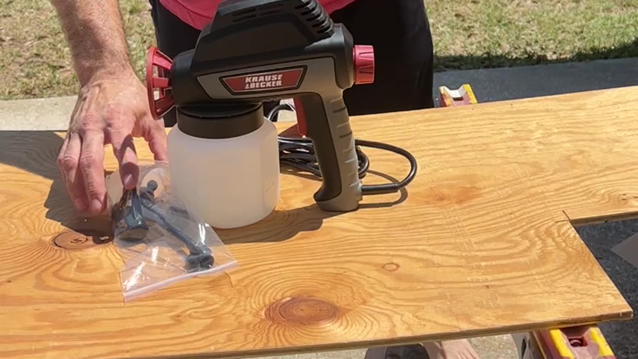 Unboxing the new paint sprayer