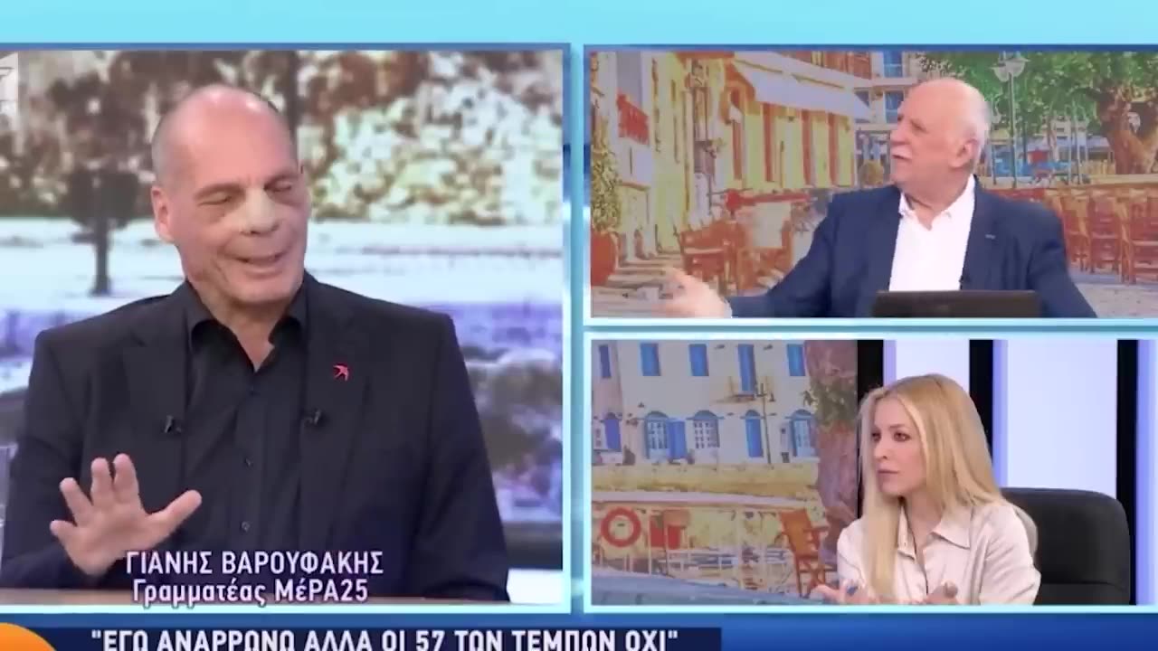 Varoufakis on first appearance since attack: "I will recover. The 57 who lost lives in Tempi won't."