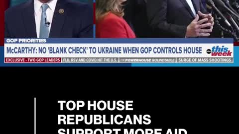 TOP HOUSEREPUBLICANSSUPPORT MORE AID