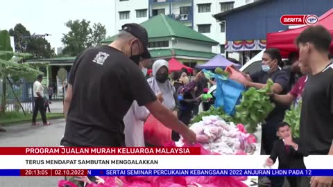 2 OKTOBER 2022 – BERITA PERDANA – PROGRAM JUALAN MURAH KELUARGA MALAYSIA