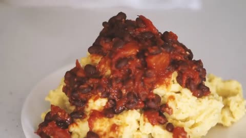 New taste of potato and tomato pudding recipe