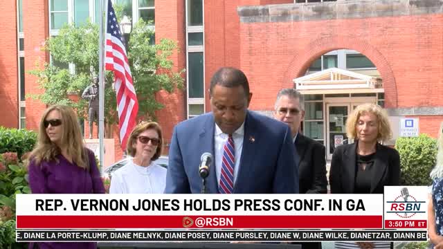 GEORGIA ELECTION LAWSUIT HEARING AND PRESS CONFERENCE GUBERNATORIAL CANDIDATE VERNON JONES 7/19/21