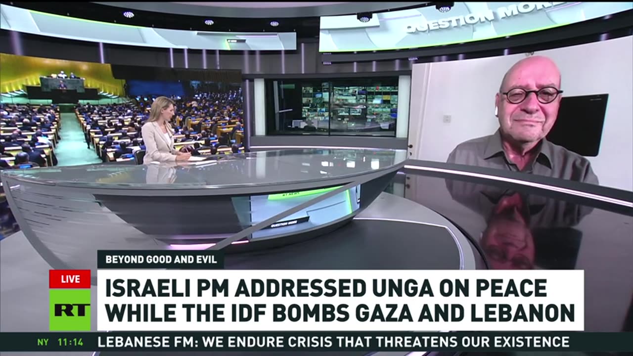 Israel seeks peace – Netanyahu states at UNGA, then bombs Beirut