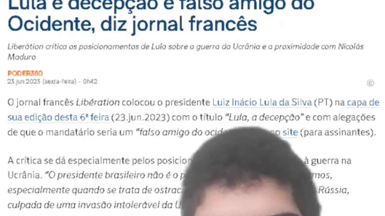 Lula passando vergonha na França