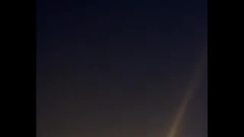 A mysterious luminous object has been spotted soaring through the skies above Iran