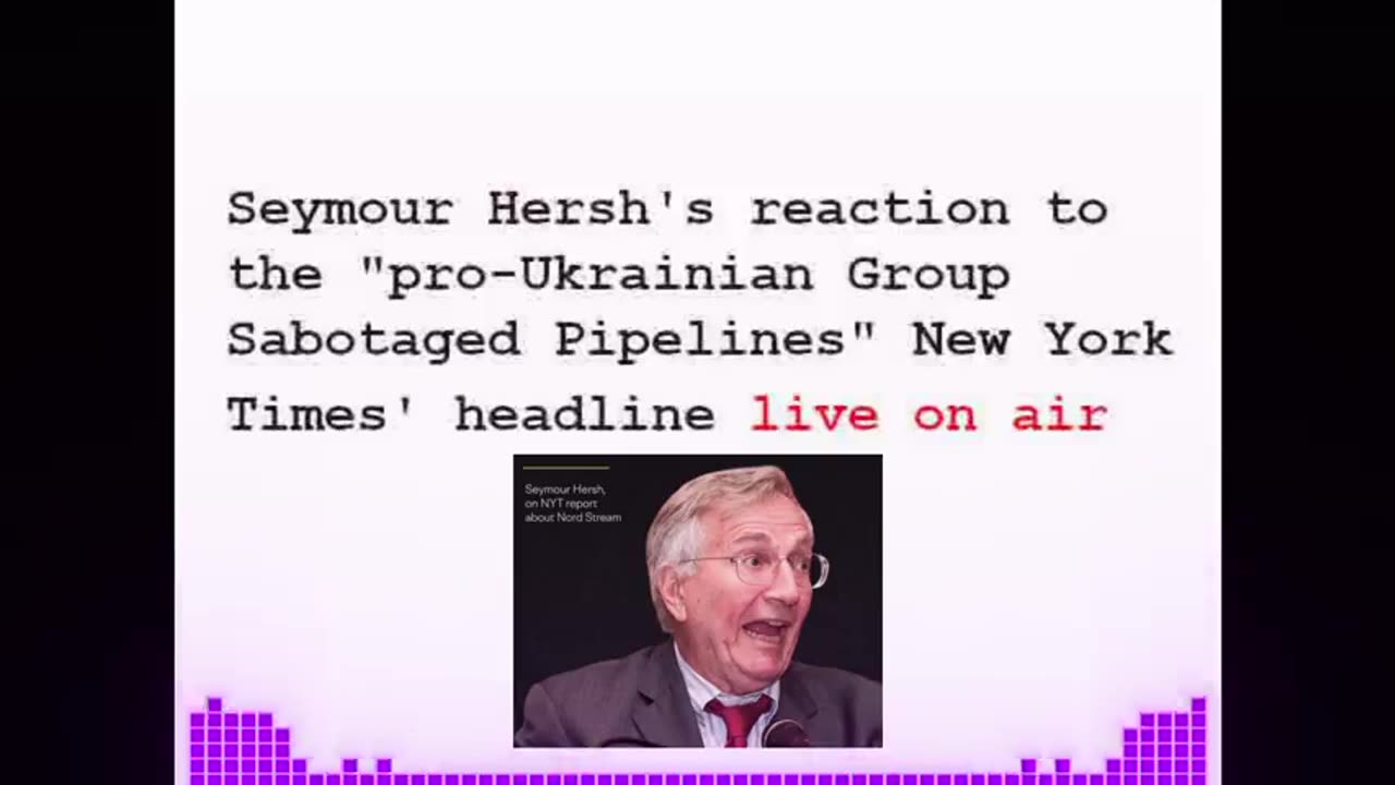 They can't be that stupid - Seymour Hersh after reading NYT