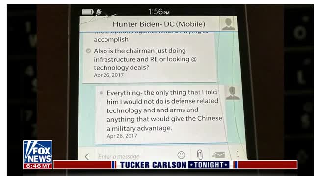 Tucker Carlson: Tony Bobulinski reacts to Biden's voicemail to son Hunter: 'That's staggering'