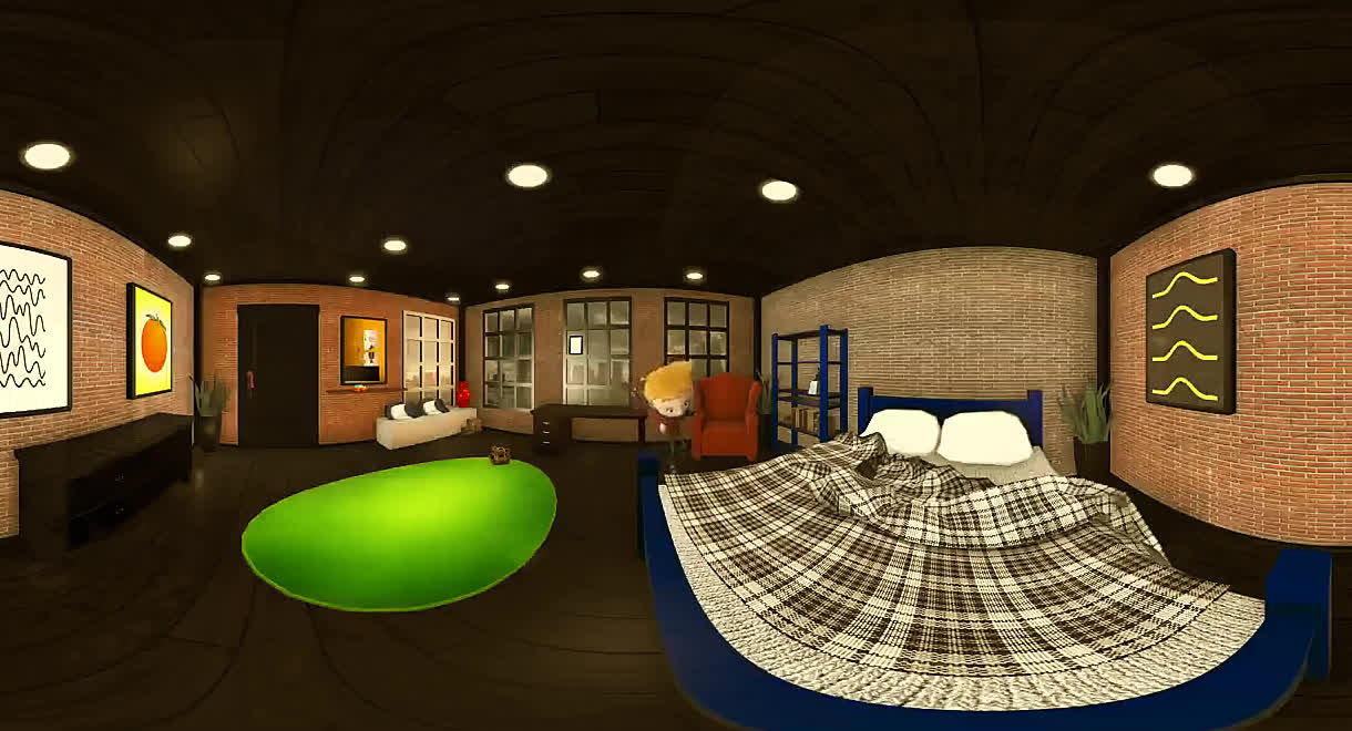 Time to Clean Up (360° Video) | Kid's Cleanup Song