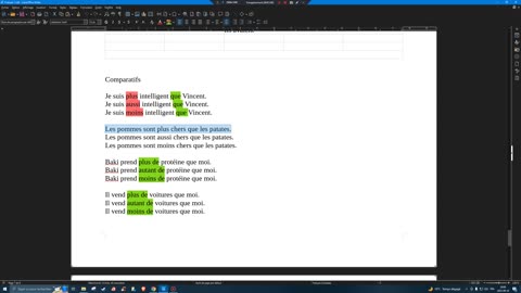 French 26 comparatives and superlatives