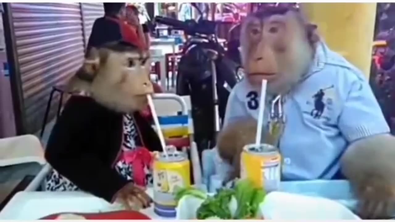 Funny Animals Video (Monkey)