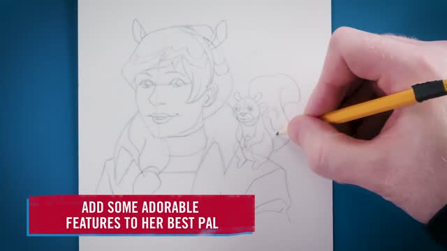 Learn how to draw Squirrel Girl! Marvel Quickdraw How-To