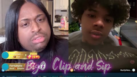 DreBaby lines Trelle & says he doesn't wanna fight him 2/19/24 #bigoclipandsip