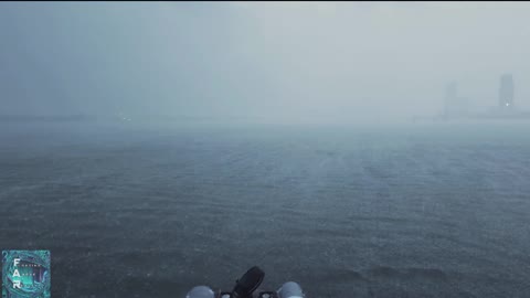 Watching Lightning over the water