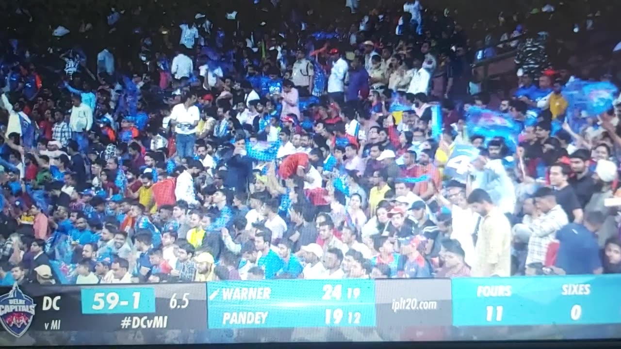 DC VS MI live IPL