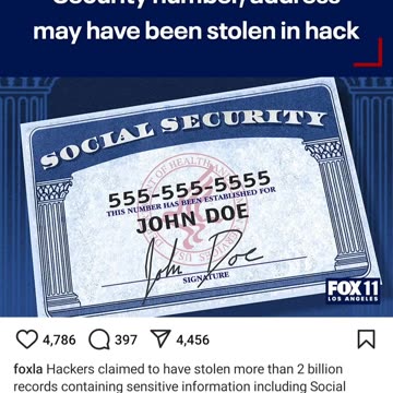 Every American Social Security Number Has Been Stolen In Hack.