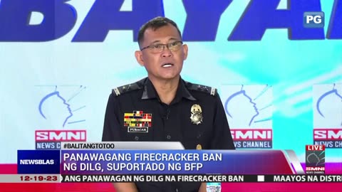 Panawagang firecracker ban ng DILG, suportado ng BFP