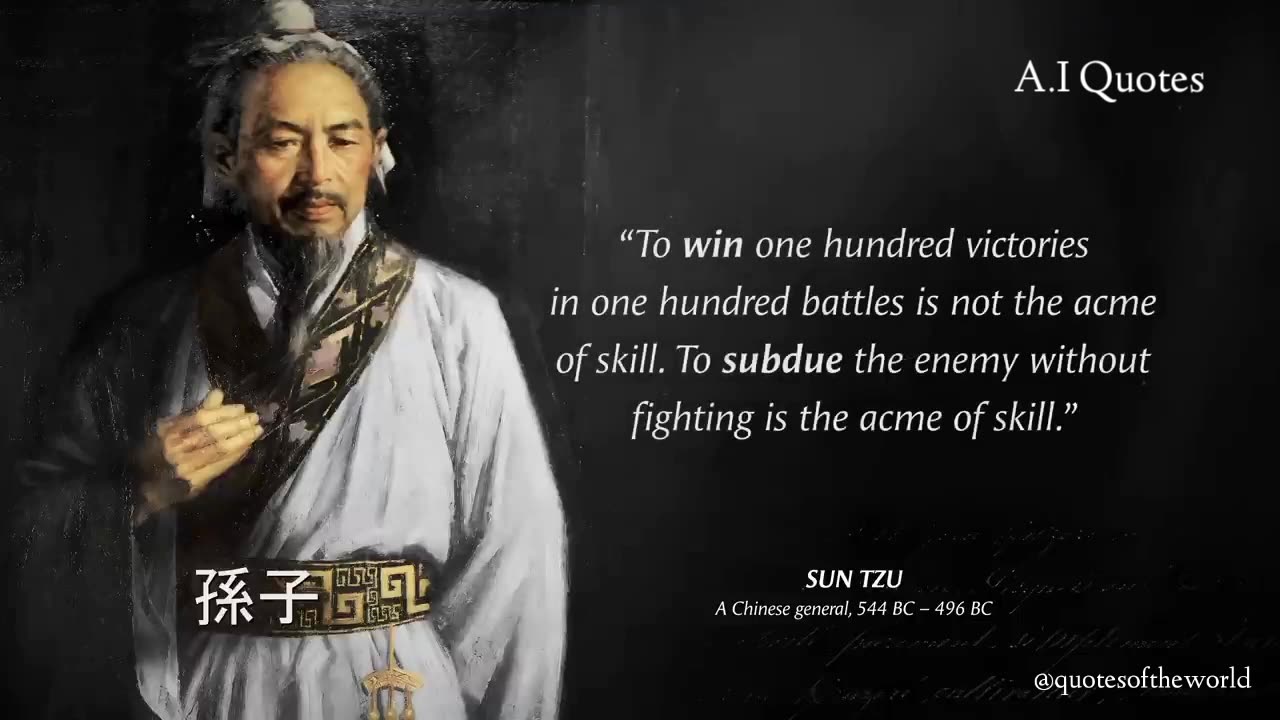 Sun Tzu's Quotes 🖤 || part 3 #quote #rumble