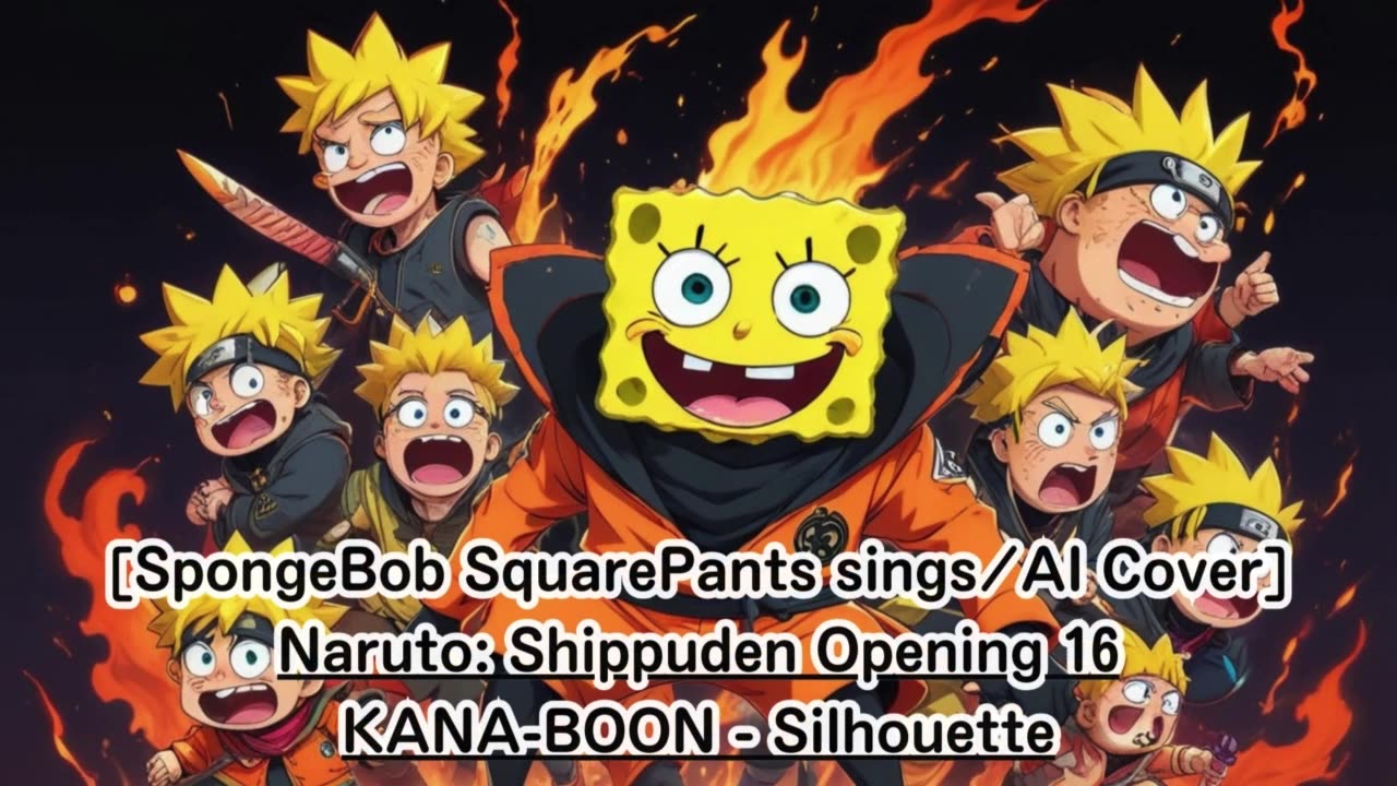 #15 Naruto: Shippuden Opening 16 Spongebob AI COVER [TV Asahi Ranks Top Anime Songs] #gigguk