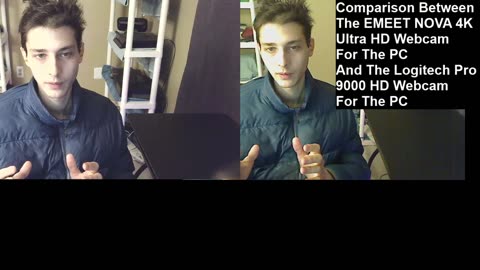 Outtake #194 Of The Comparison Between EMEET NOVA 4K Ultra HD Webcam And Logitech Pro 9000 HD Webcam