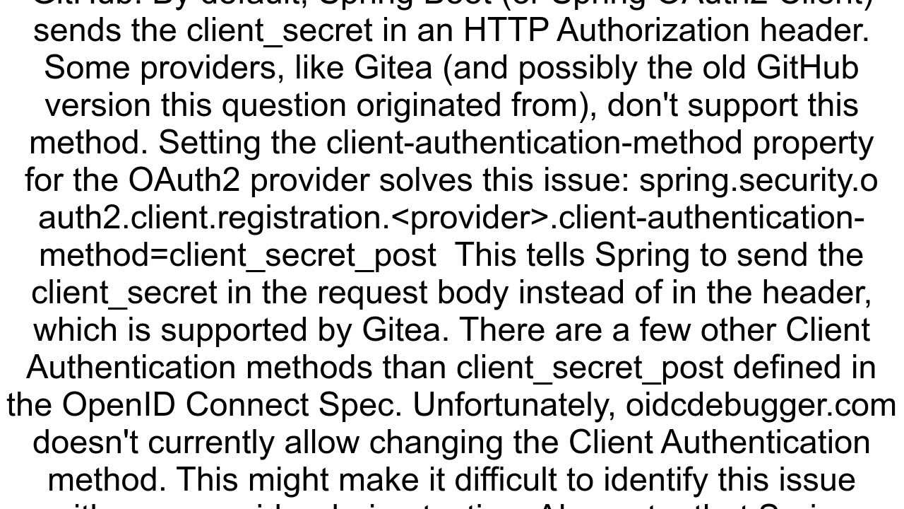 Getting invalid_id_token Missing required ID Token in Token Response for Client Registration github