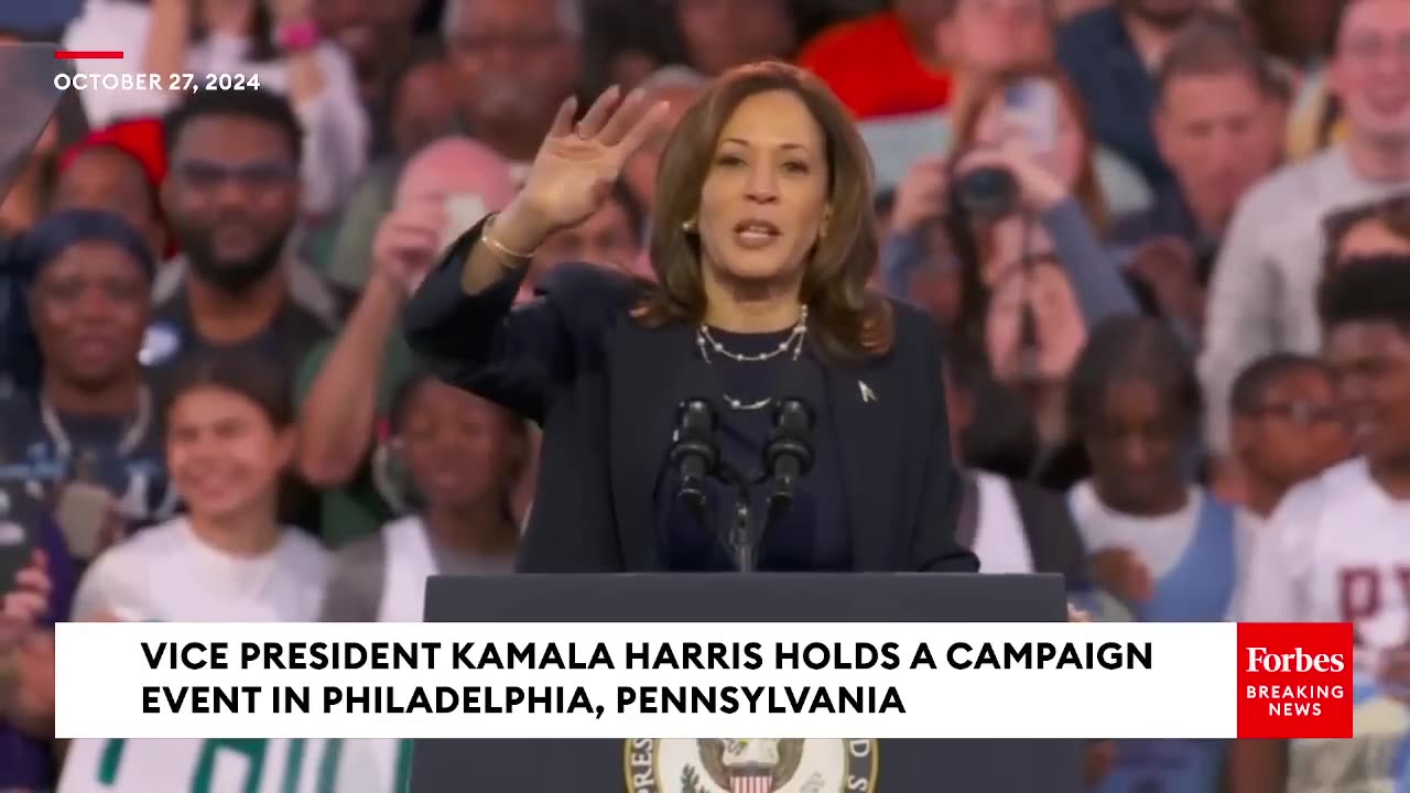 JUST IN- 'We Need A Medic'- VP Harris Pauses Rally After Audience Member Requires Medical Attention