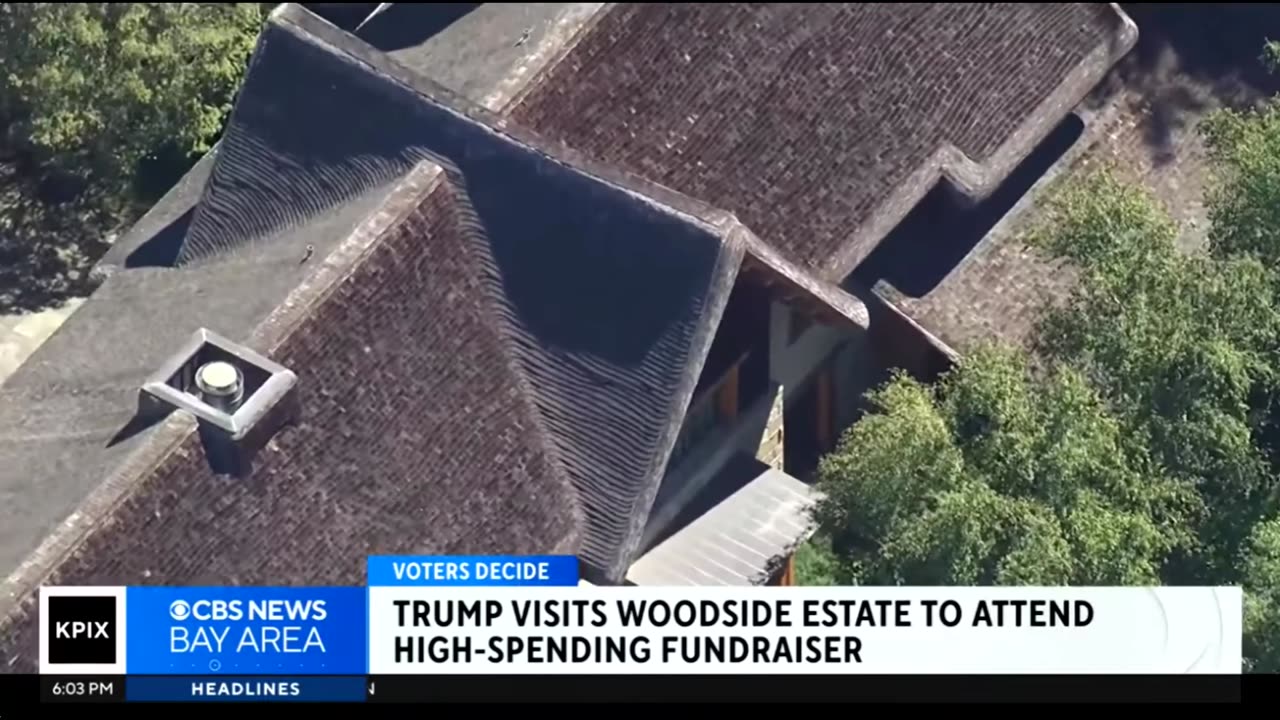 Donald Trump visit to Woodside CA Sept 13 2024