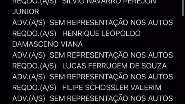 Dozens of politicians, elected parliamentarians, in addition to lawyers were censored in Brazil