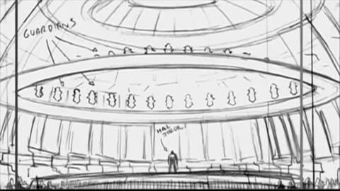 Green Lantern Storyboard and Concept Art