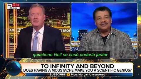 Existe um Deus?': Piers Morgan grills astrofísico Neil deGrasse Tyson