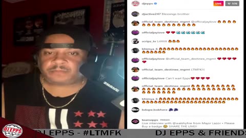 DJ EPPS & FRIENDS PRESENT - LIVE INTERVIEW W_ WALSHY FIRE @WALSHYFIRE